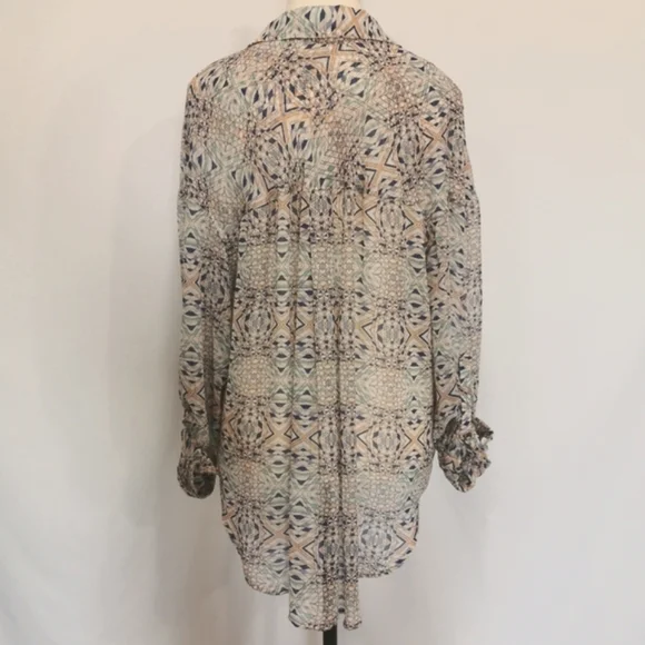 Free People Multicolor Patterned Blouse - Picture 4 of 10